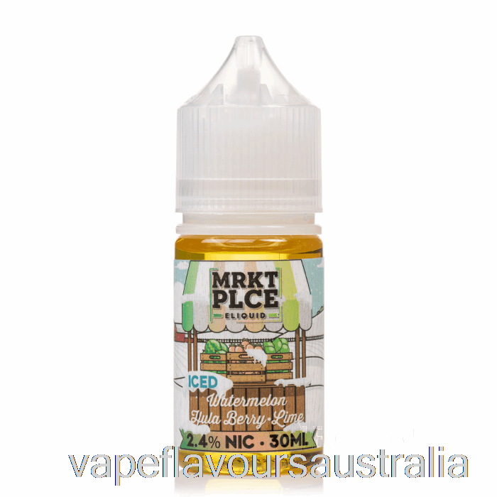 Vape Australia Ice Watermelon Hulaberry Lime - MRKT Salts - 30mL 24mg